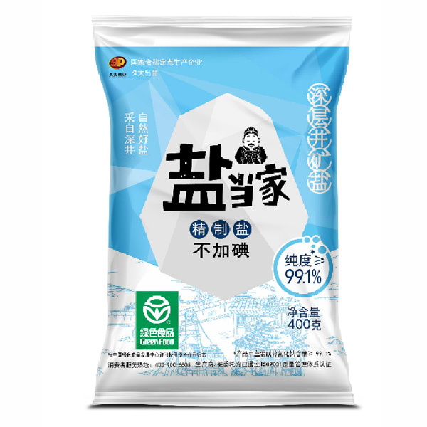 精制鹽不加碘(400g)