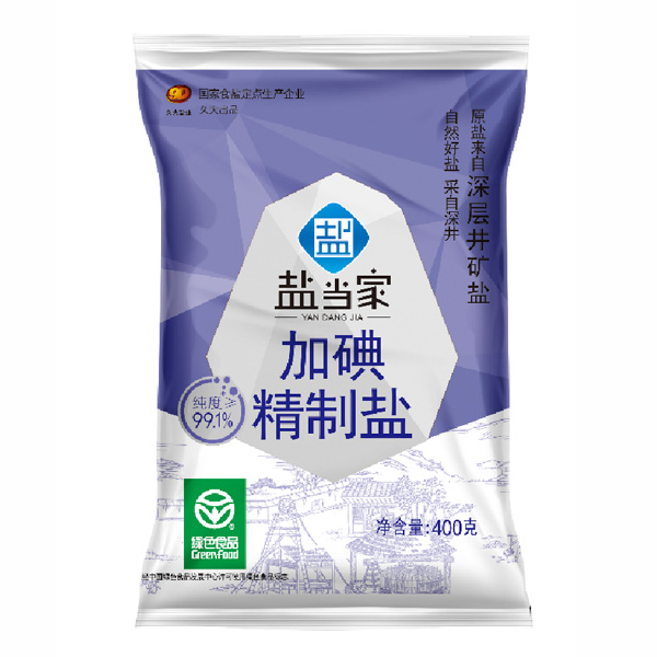 加碘精制鹽（400g）